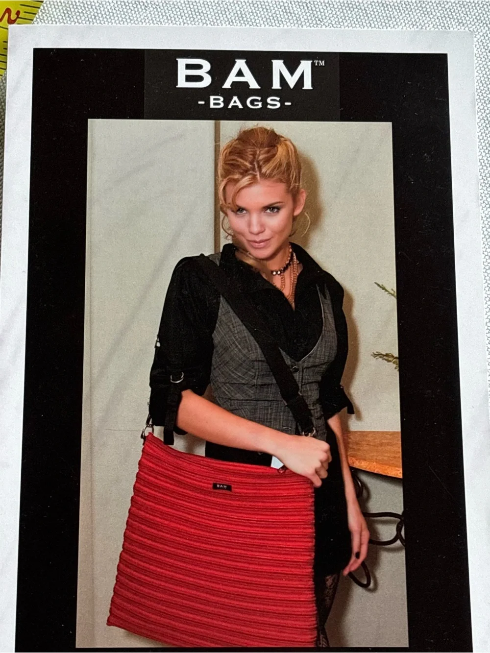 black and silver bag by BAM Bag